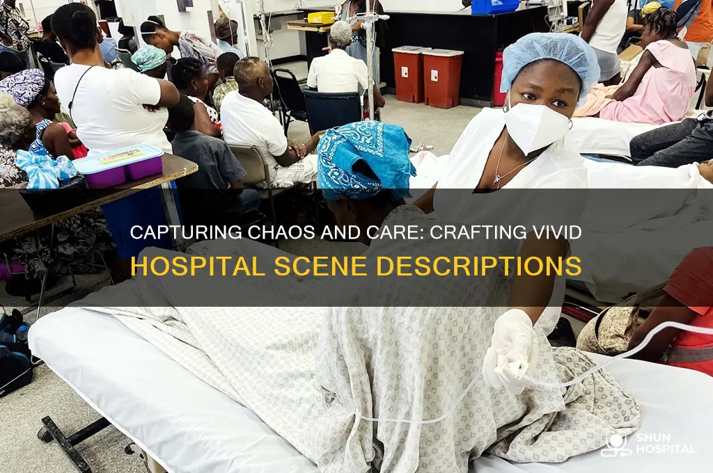 how to describe hospital scene