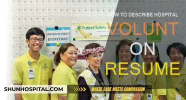 Volunteer Work: Highlighting Your Hospital Experience