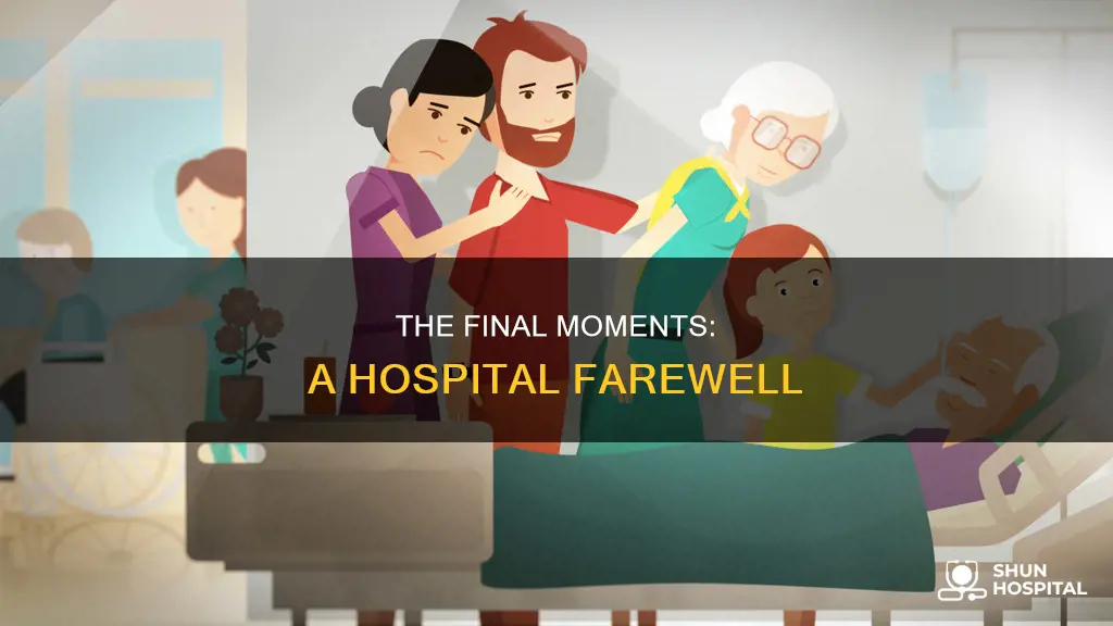 how to describe someone dying in hospital