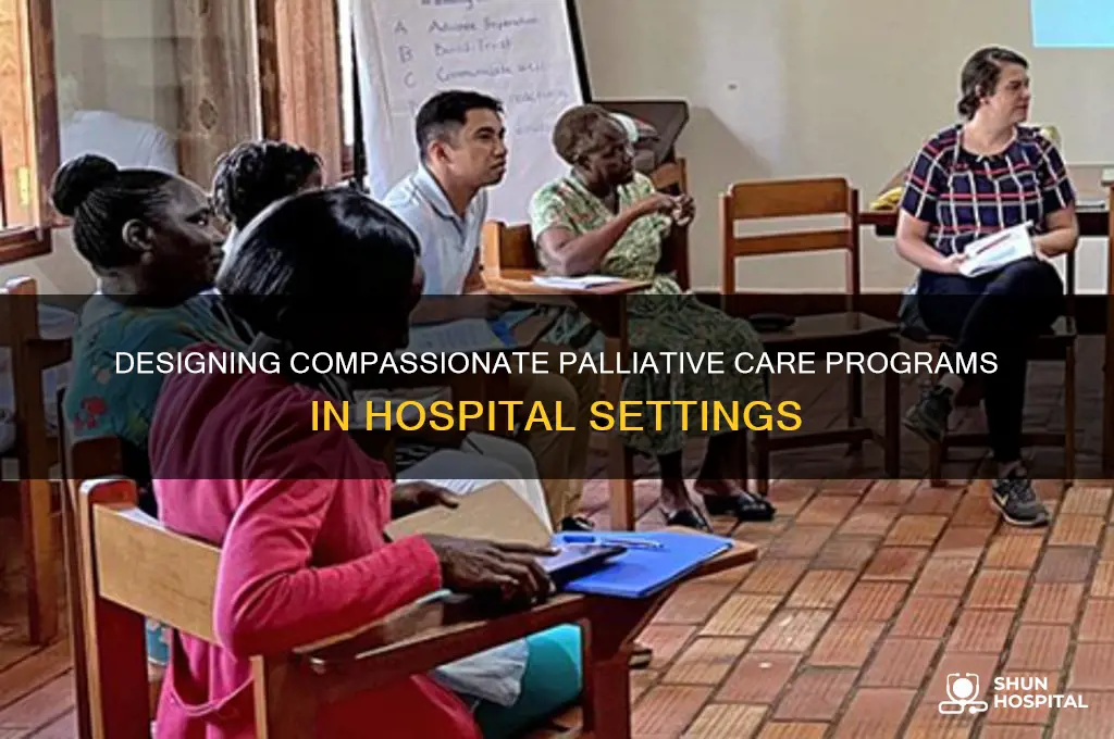 how to design a palliative care program in a hospital