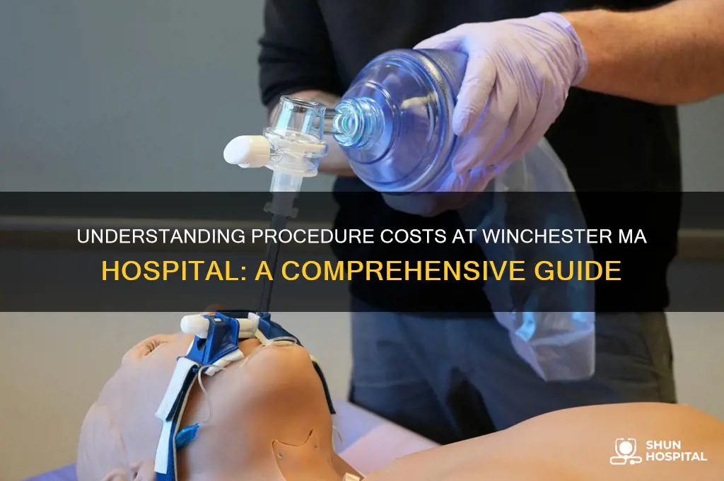 how to determine costs of procedures at winchester ma hospital