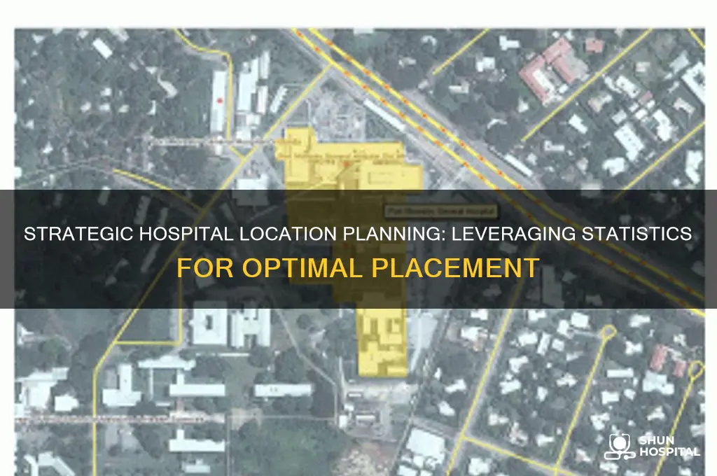 how to determine where to build a hospital with statistics