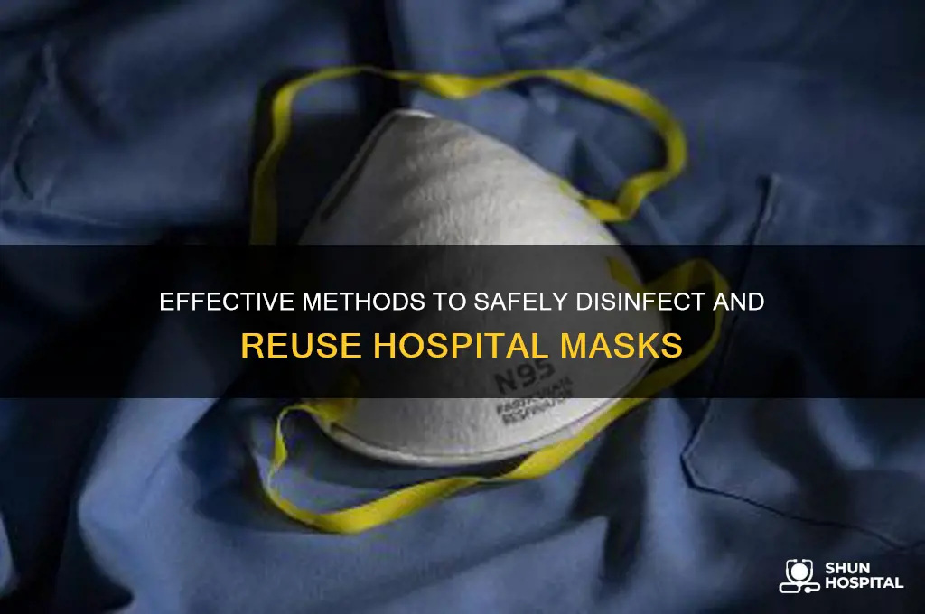 how to disinfect hospital mask