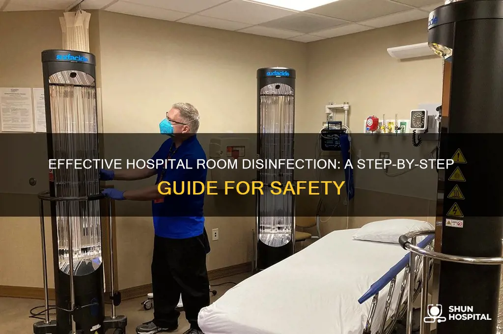 how to disinfect hospital room