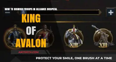 Dismissing Troops in Alliance Hospital: King of Avalon Guide