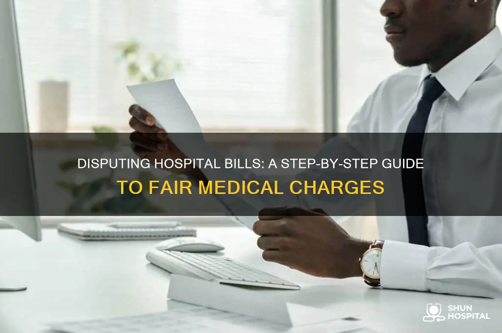 how to dispute hospital charges