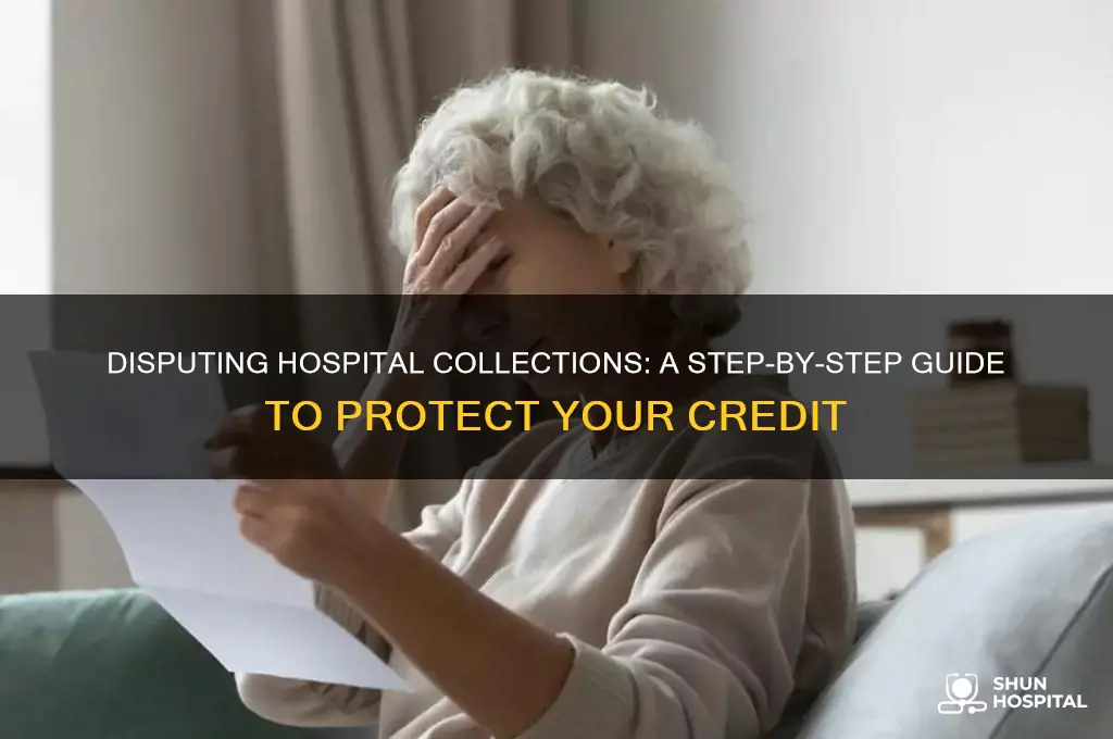 how to dispute hospital collections