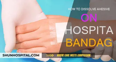Removing Hospital Bandages: Dissolving Adhesives Safely
