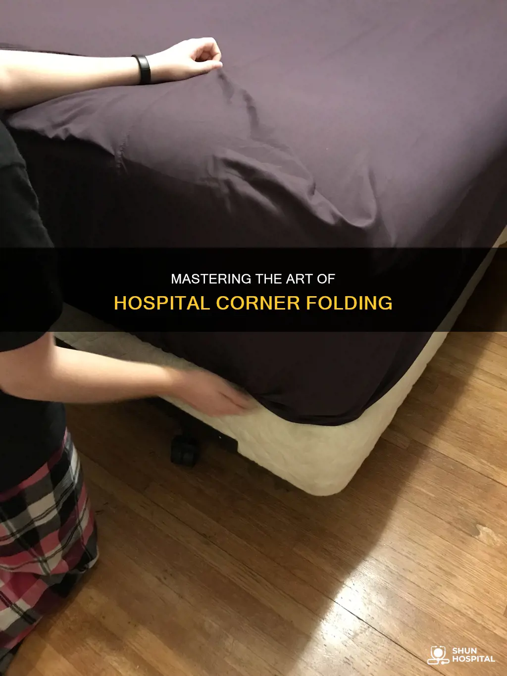 how to do a hospital corner fold