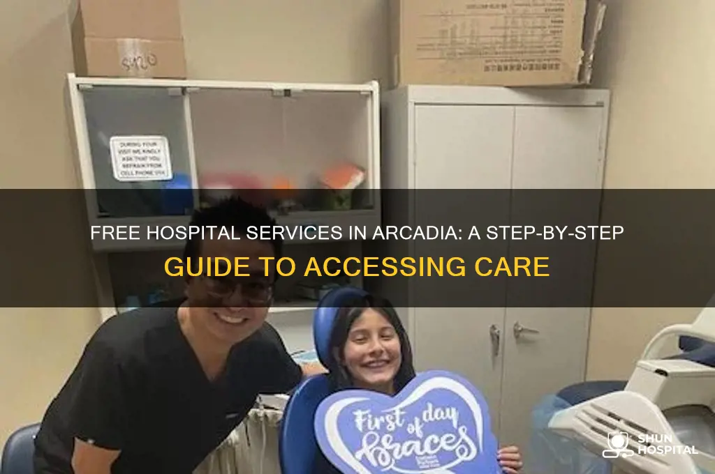 how to do free service at hospital in arcadia
