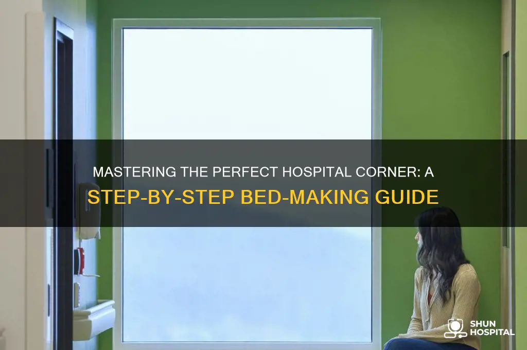 how to do hospital corner