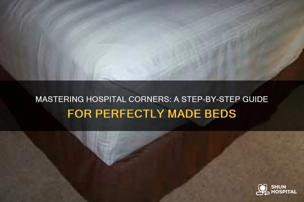 how to do hospital corners