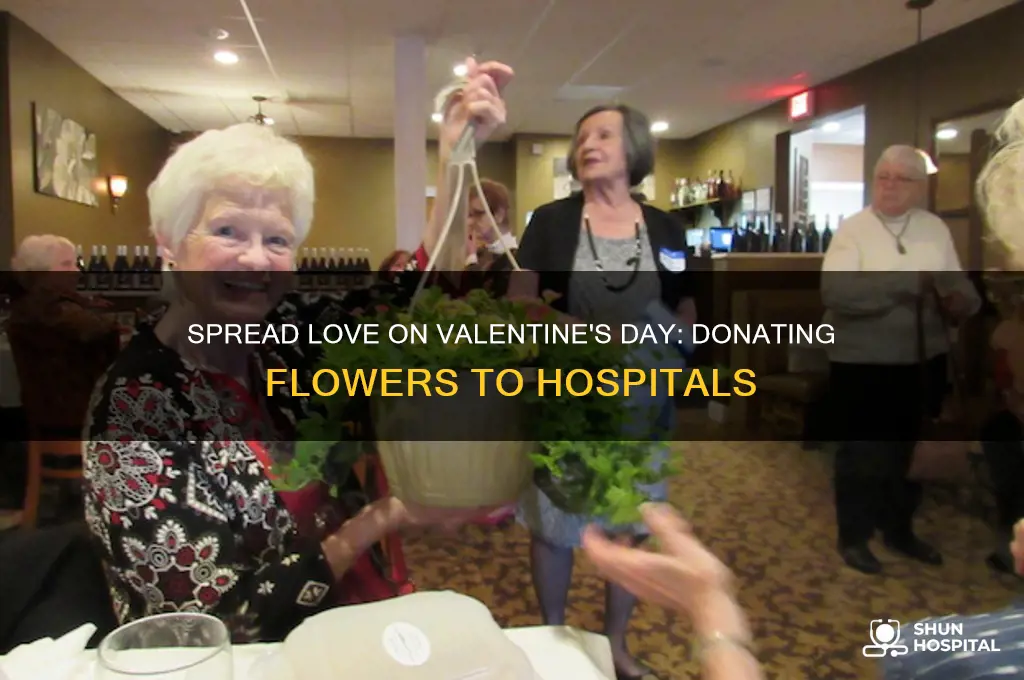how to donate flowers to a hospital on valentine