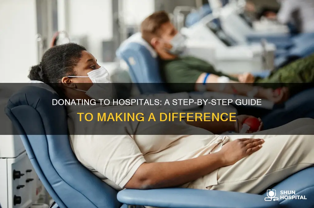 how to donate for hospital