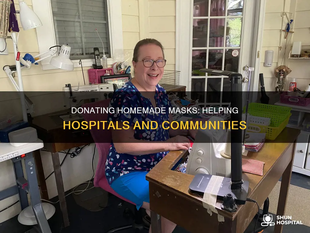 how to donate homemade masks to hospitals