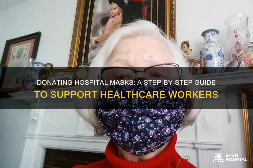 how to donate hospital masks
