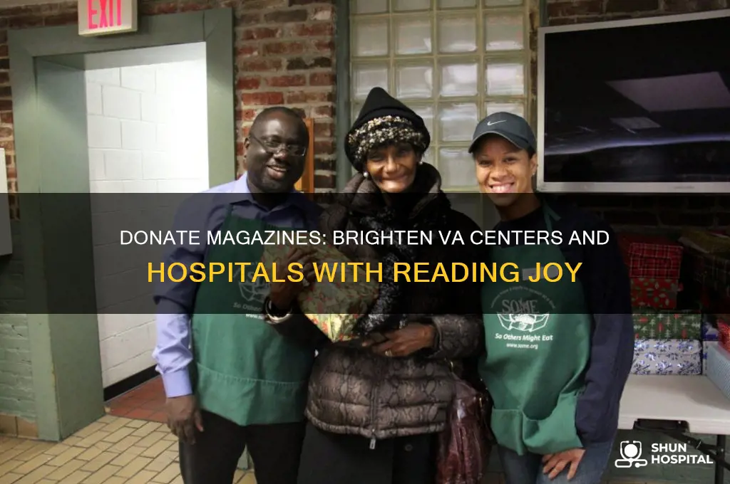 how to donate magazines to va centers or hospitals