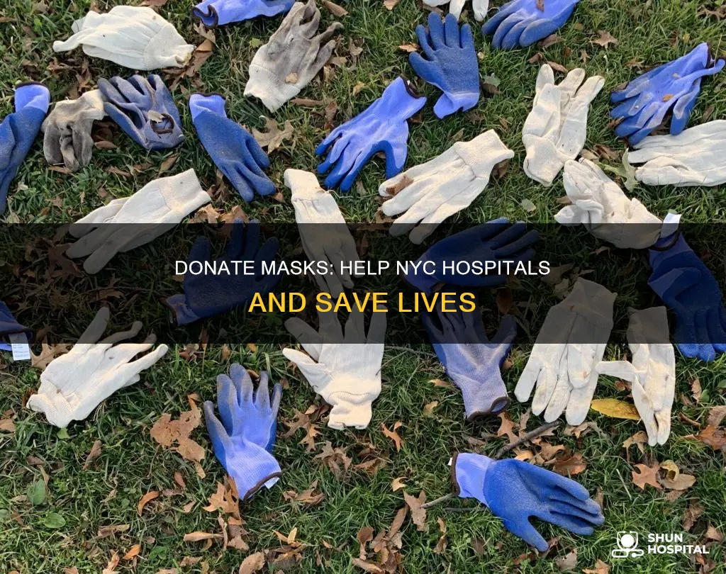 how to donate masks to nyc hospitals