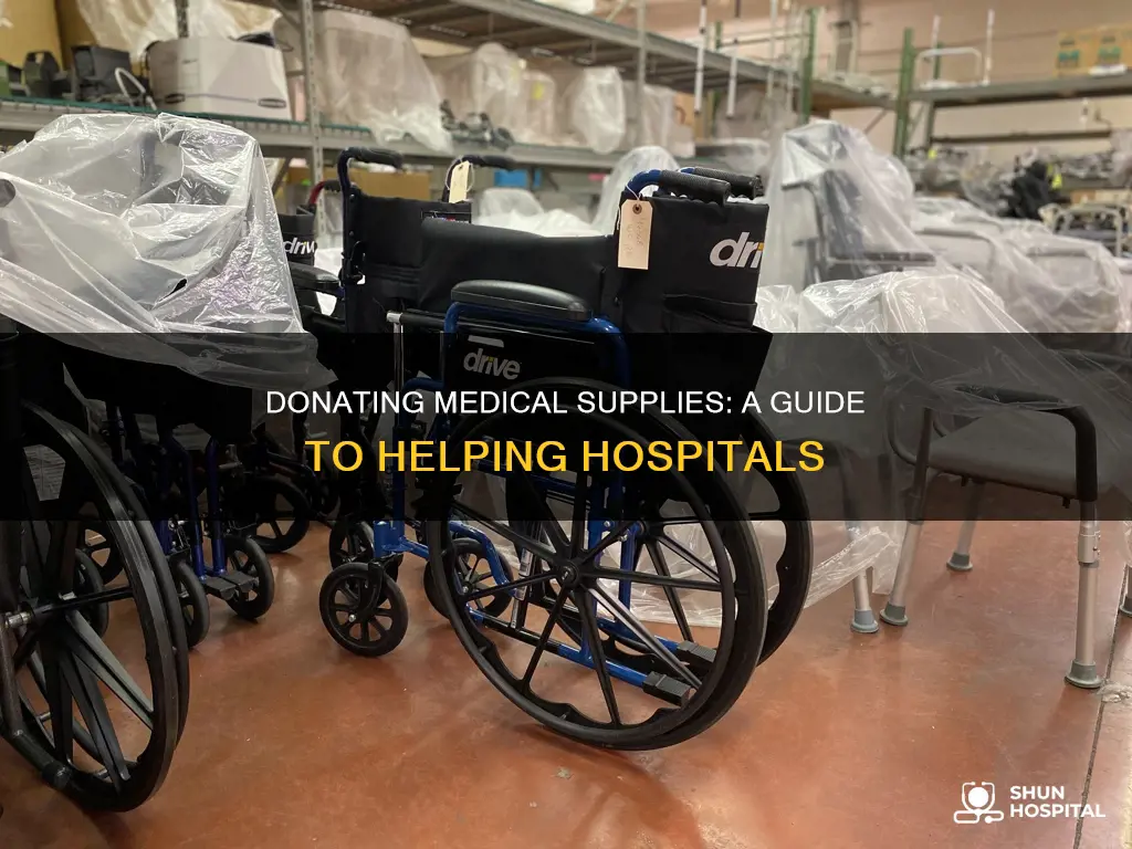 how to donate medical supplies to hospitals