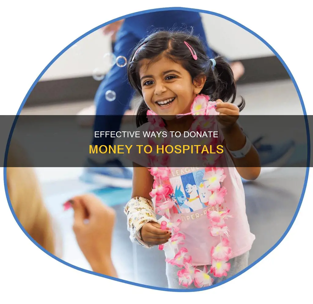 how to donate money to a hospital