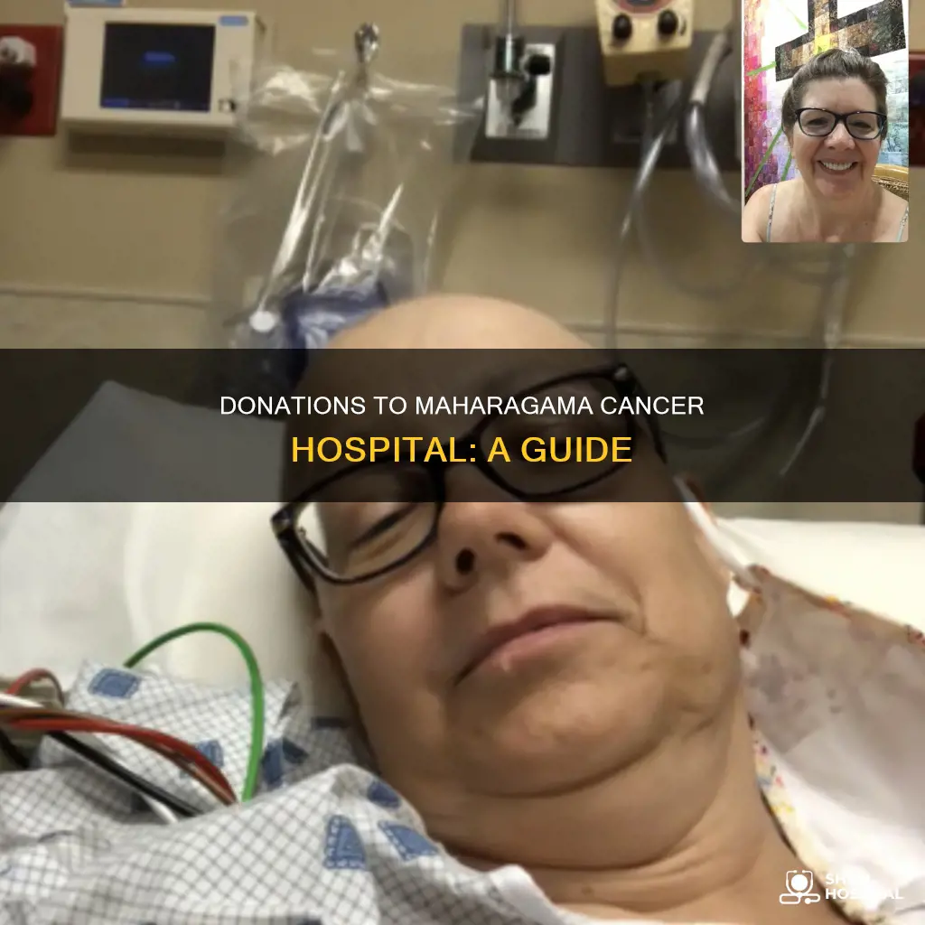 how to donate to maharagama cancer hospital