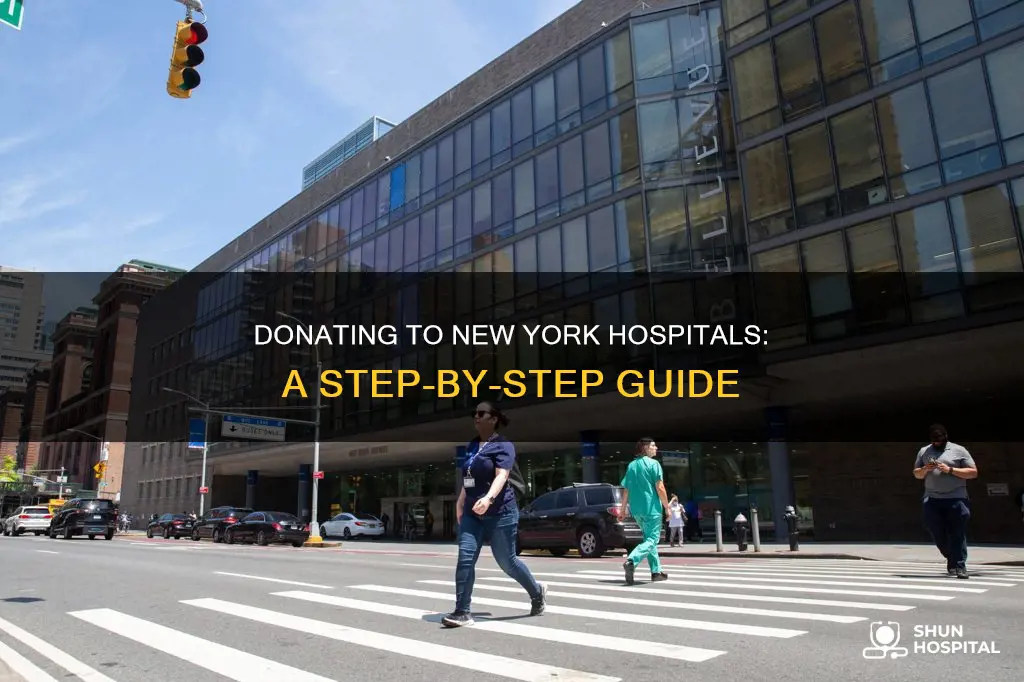 how to donate to new york hospital