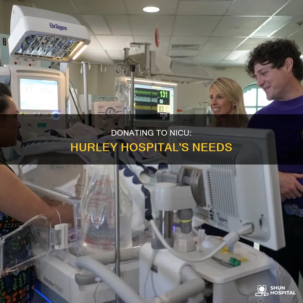 how to donate to nicu hurley hospital