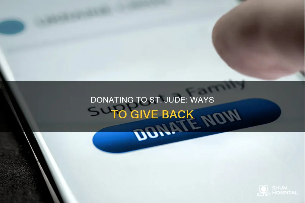 how to donate to saint jude hospital