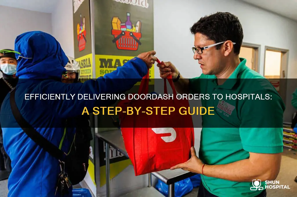 how to doordash to hospital
