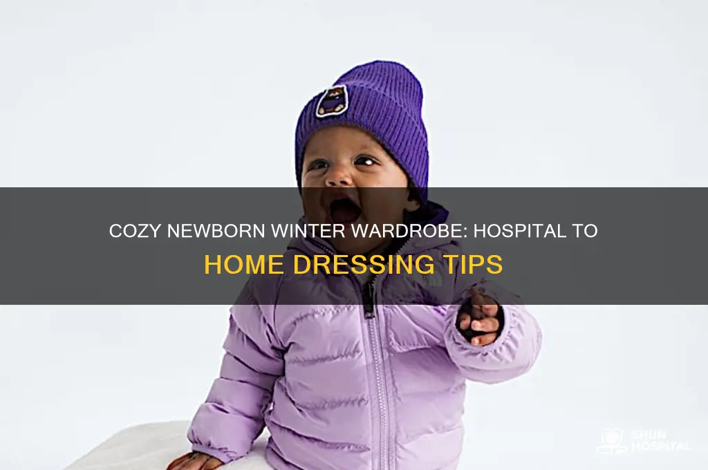 how to dress a newborn in winter from hospital