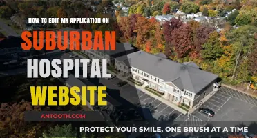Editing Your Suburban Hospital Job Application: A Step-by-Step Guide