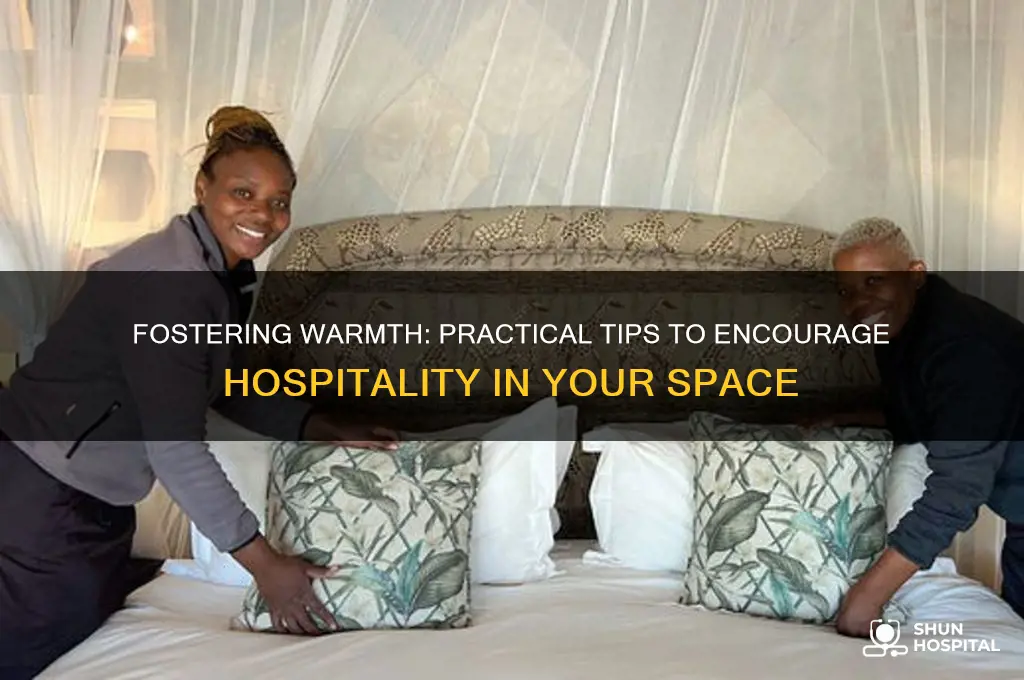 how to encourage hospitality