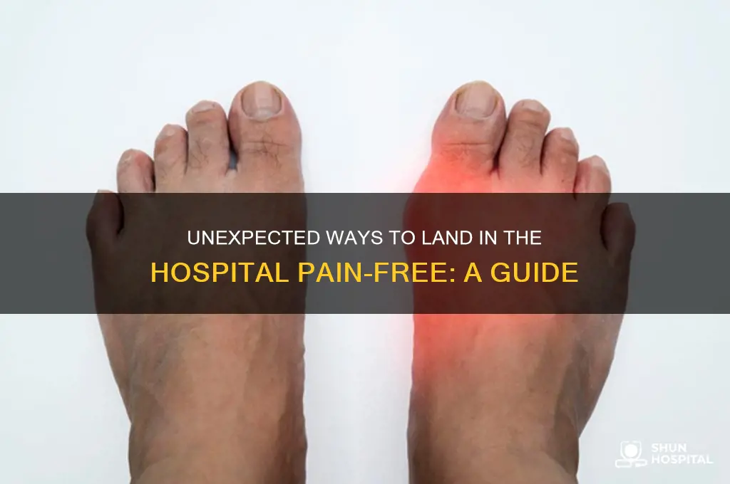 how to end up in the hospital without pain