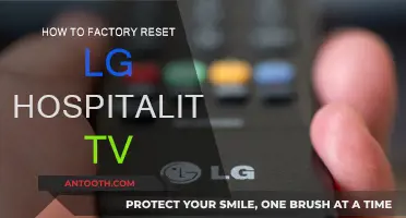 Resetting Your LG Hospitality TV: A Step-by-Step Guide