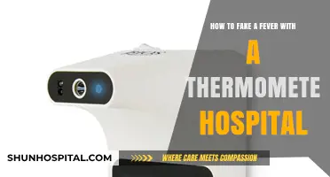 Sneaky Tricks: Faking a Fever with a Thermometer at the Hospital