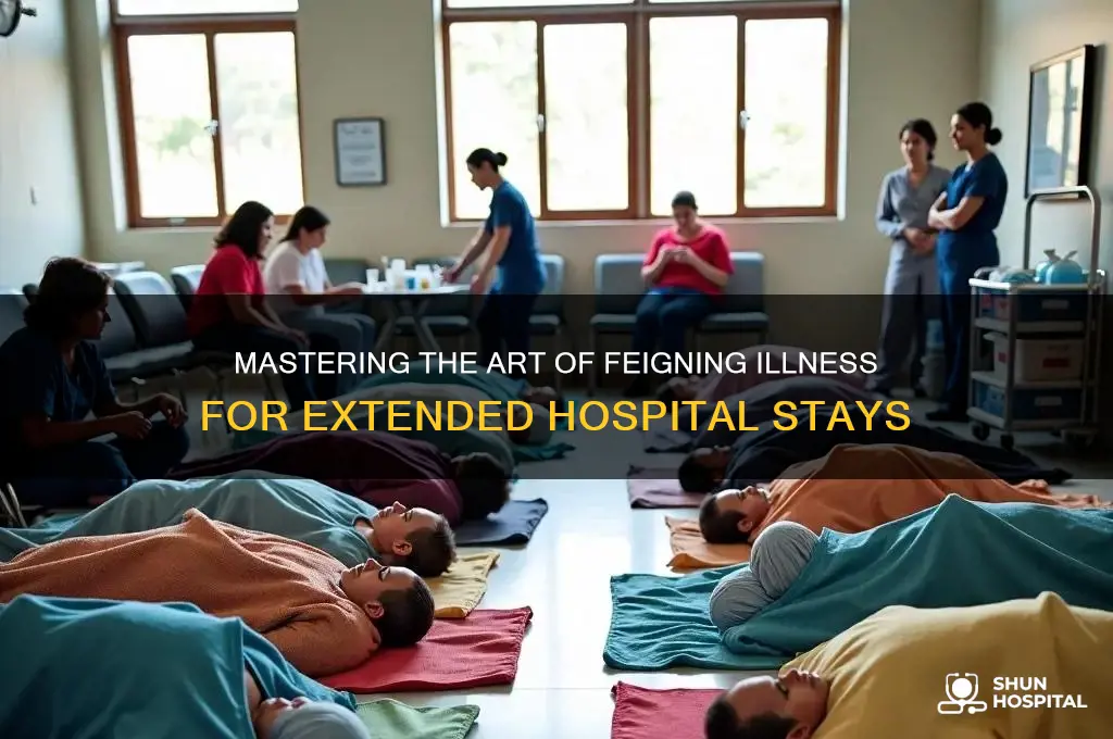 how to fake an illness to stay in hospital
