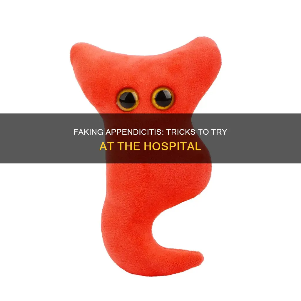 how to fake appendicitis at the hospital