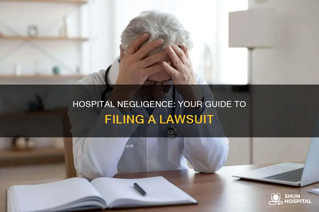 how to file a case against hospital
