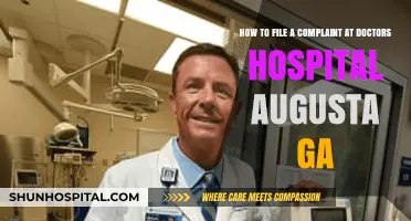 Filing a Complaint at Doctors Hospital Augusta GA: A Step-by-Step Guide