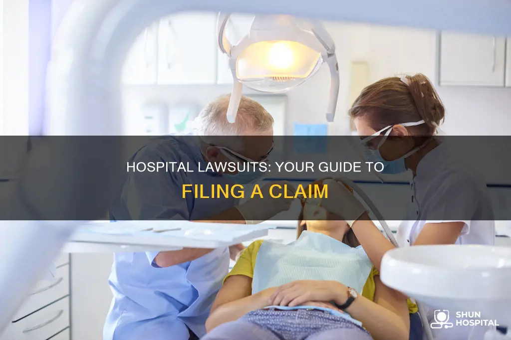 how to file a lawsuit against hospital