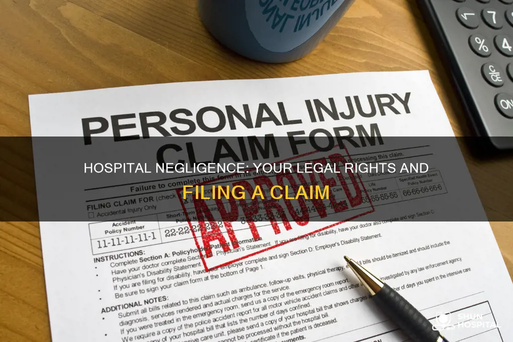 how to file charges against a hospital