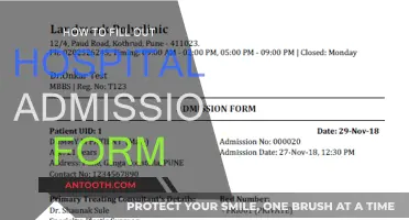Completing Hospital Admission Forms: A Simple Guide