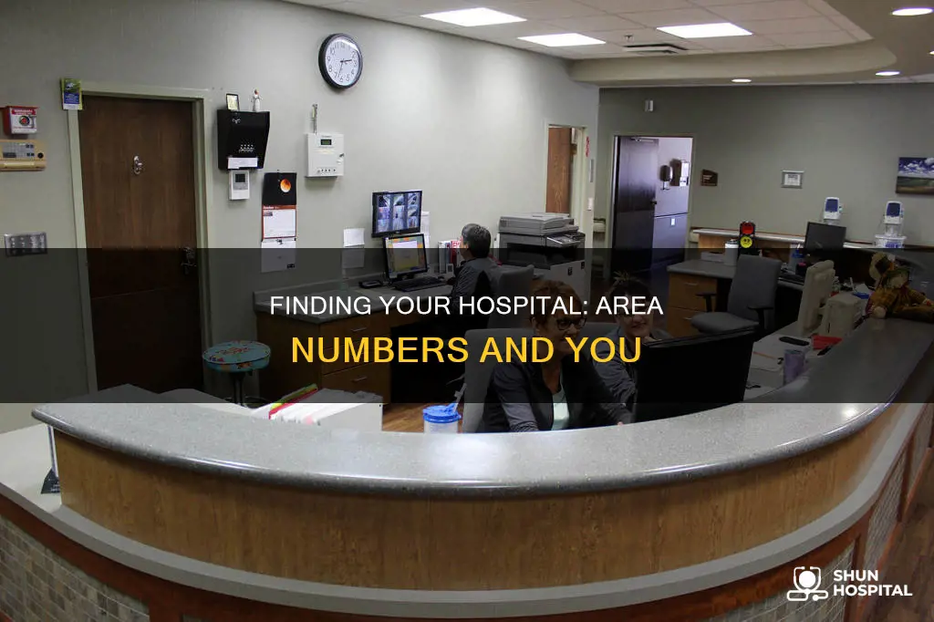 how to find a hospital area number