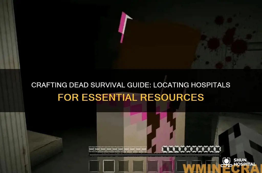 how to find a hospital in the crafting dead