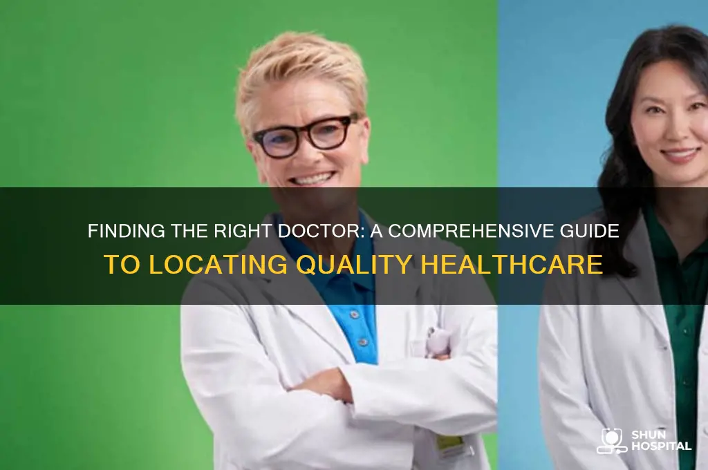 how to find doctors