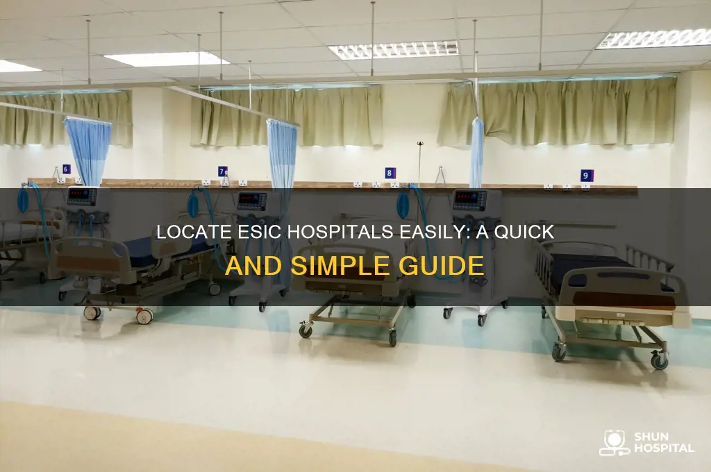 how to find esic hospital