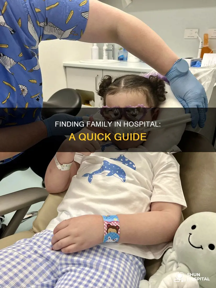 how to find family member in hospital