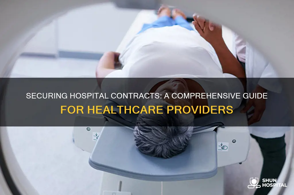 how to find hospital contracts