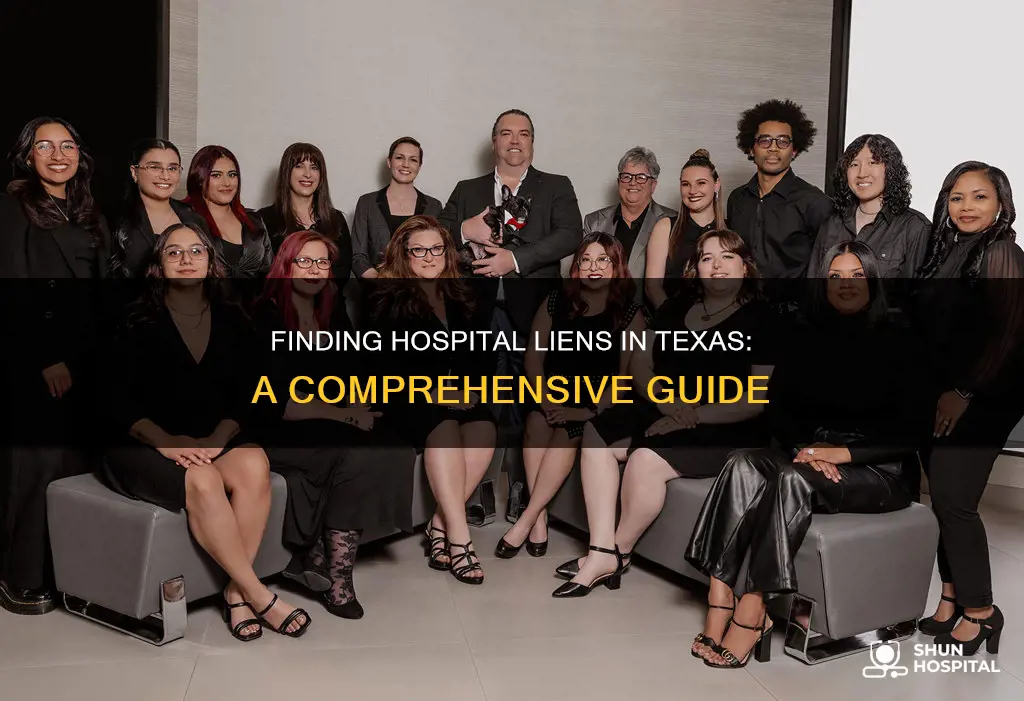 how to find hospital liens in texas
