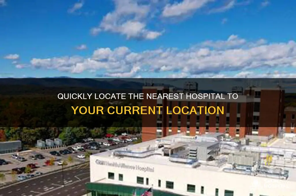 how to find hospital nearest to a certain point